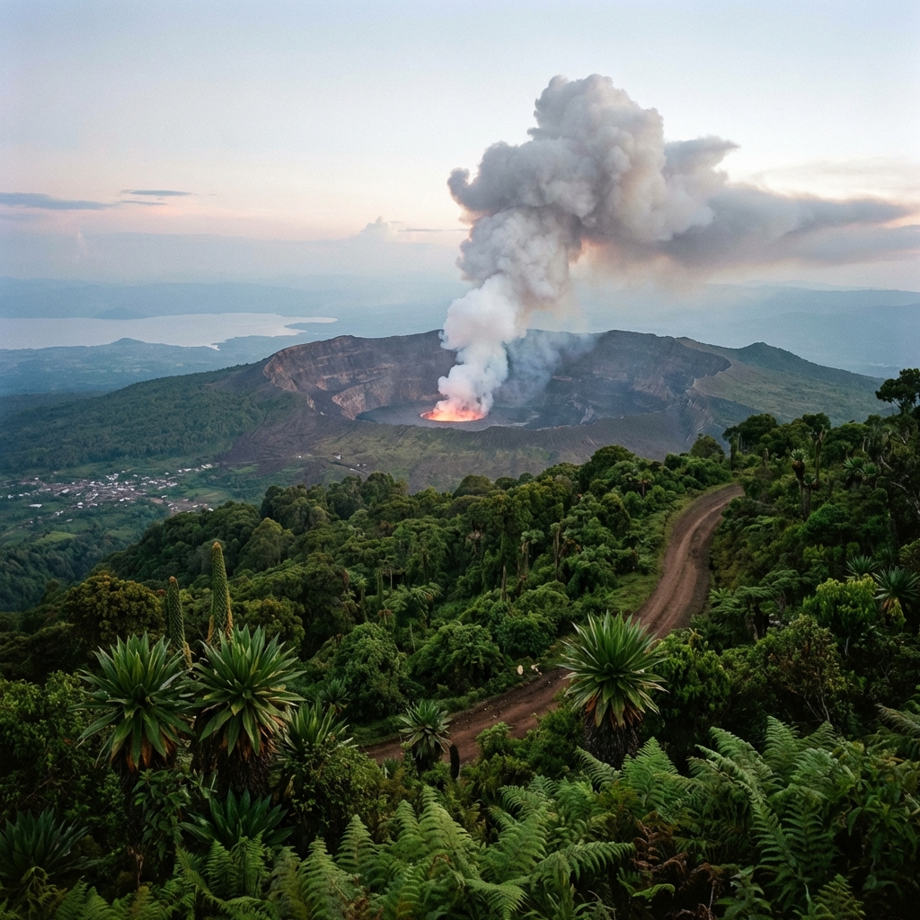 Mount Nyiragongo Active Volcano Hiking